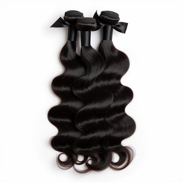 Natural Wavy Raw Hair – Bundle Deal (3 Pack)